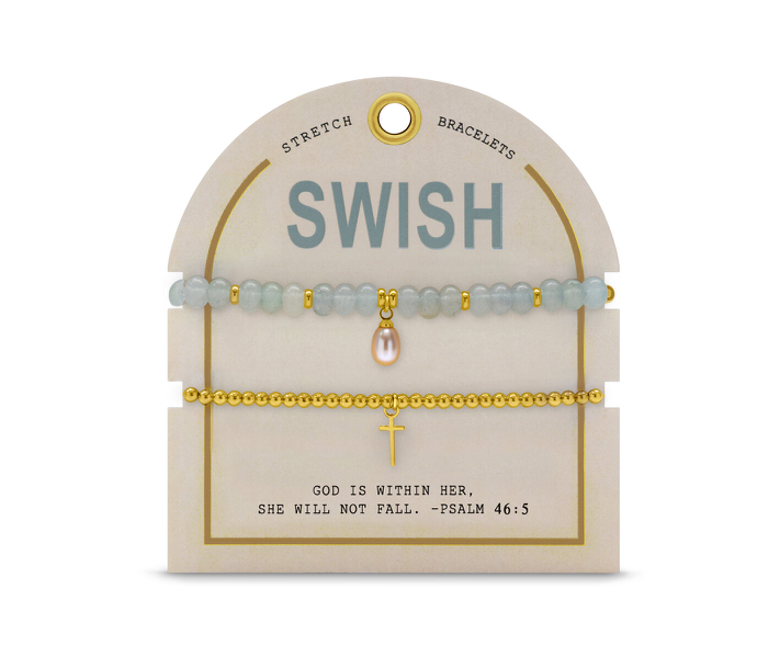Stia Faith Set Beaded Bracelets