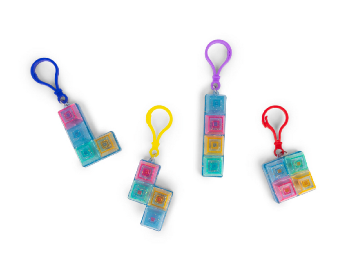 Glitter Clicker Keychain