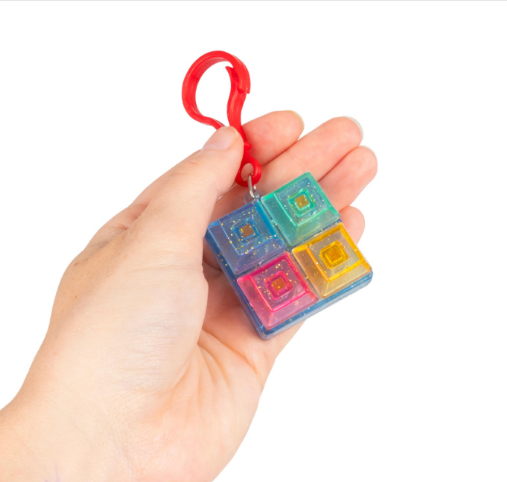 Glitter Clicker Keychain