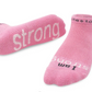 "I am strong" - notes to self socks