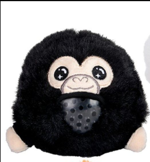 Zoo Animal Squeezy Bead Plush Ball