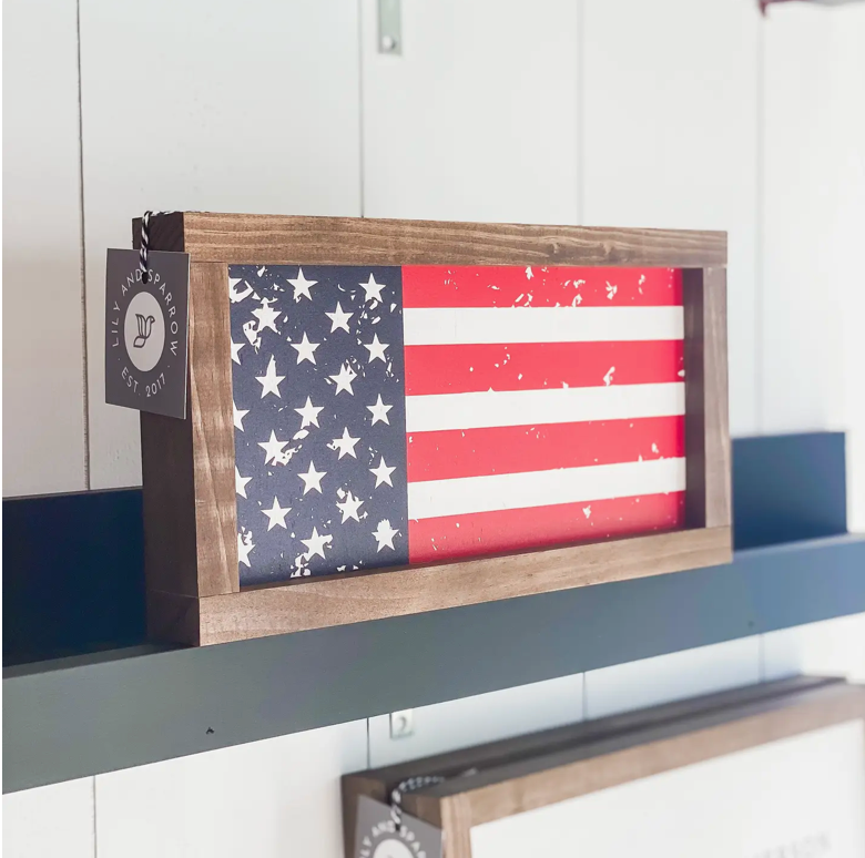 Distressed Flag - Sign