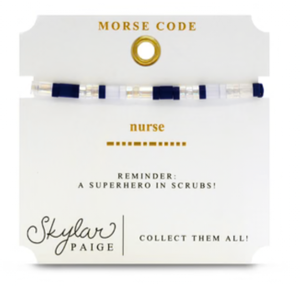 Morse Code Bracelet by Skylar Paige