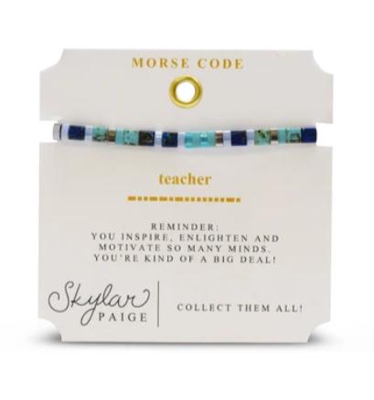 Morse Code Bracelet by Skylar Paige