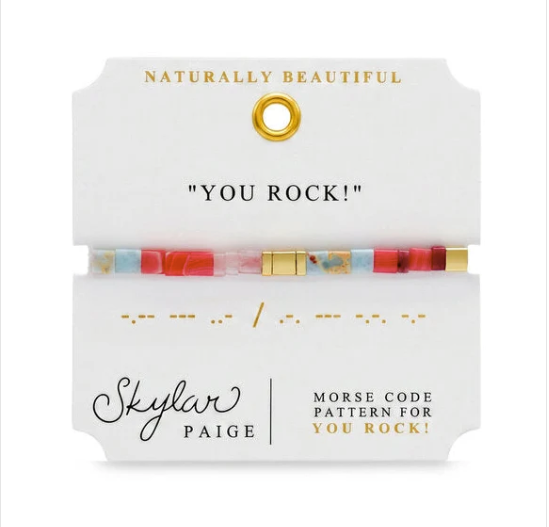 Morse Code Bracelet by Skylar Paige