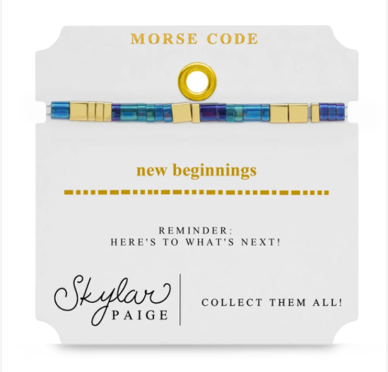 Morse Code Bracelet by Skylar Paige