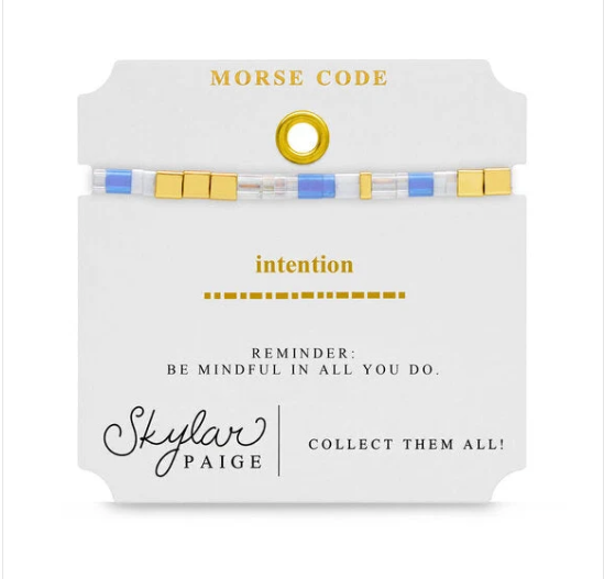 Morse Code Bracelet by Skylar Paige