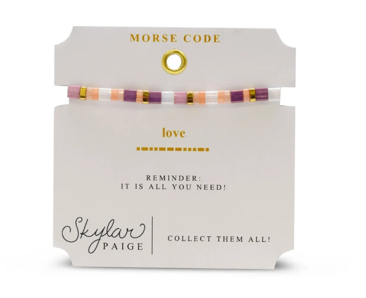 Morse Code Bracelet by Skylar Paige
