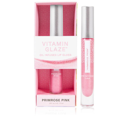 Vitamin Glaze Oil Infused Lip Gloss - Primrose Pink