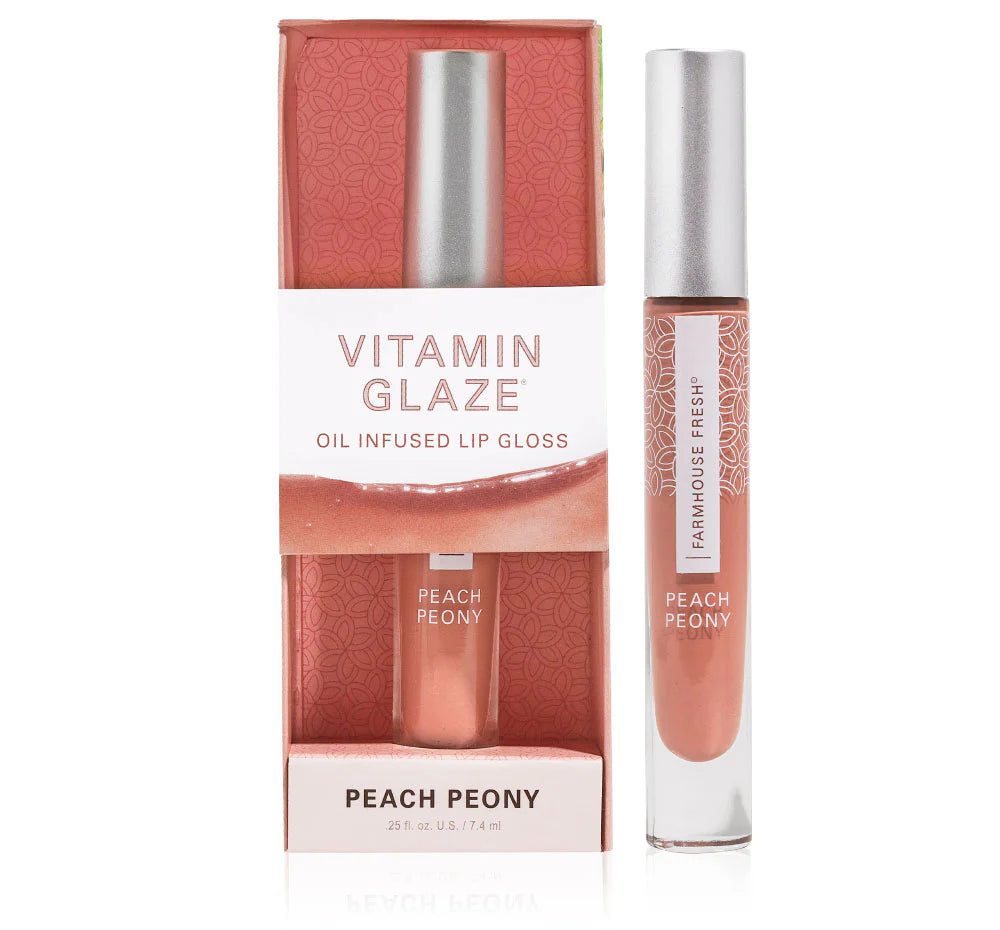 Vitamin Glaze Oil Infused Lip Gloss - Peach Peony