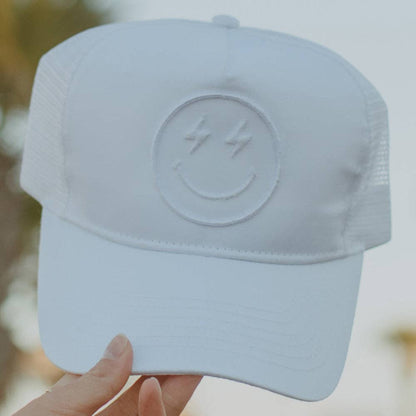 Lightning Happy Face Trucker Hat