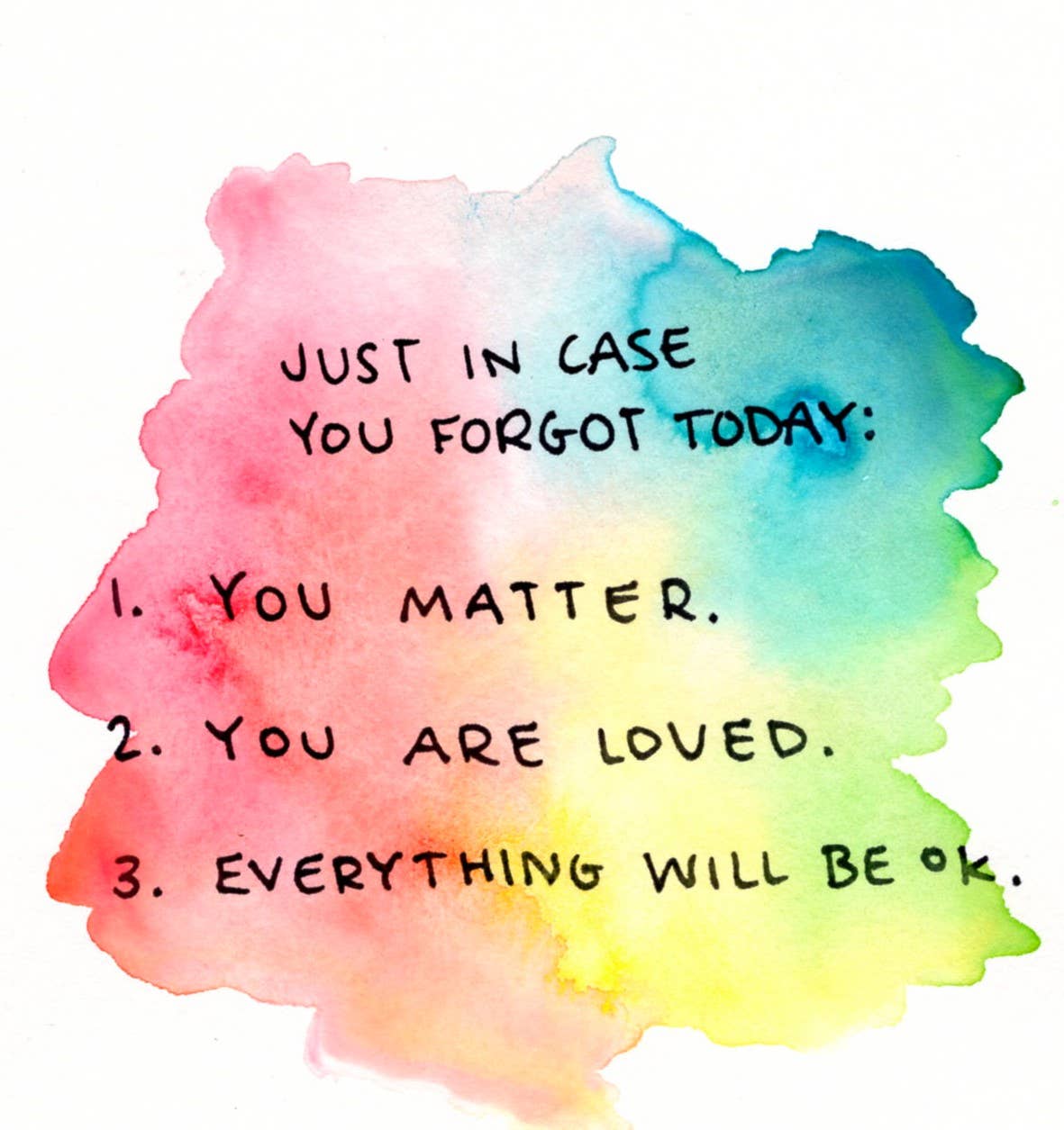 Just in Case You Forget- 8x10 Art print