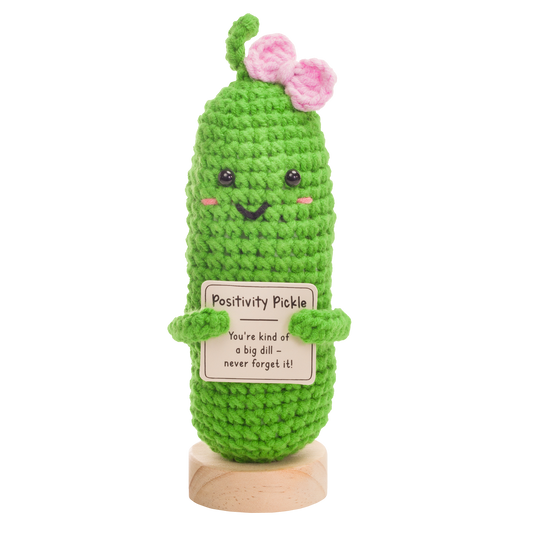 Positivity Pickle Crochet Friends