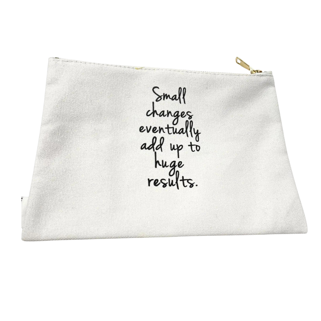 Small Changes | Canvas Pouch