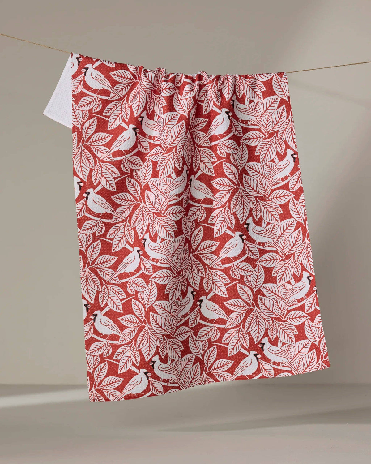 Cardinal Canopy Geometry Tea Towel
