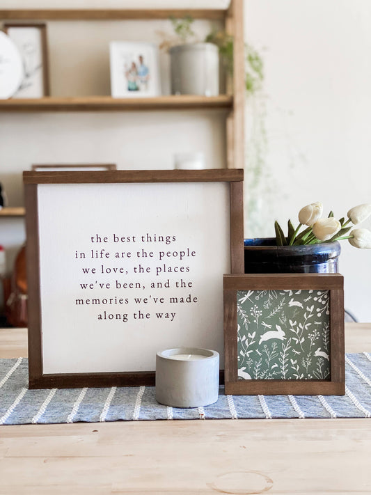 The Best Things In Life... |  Wall Art