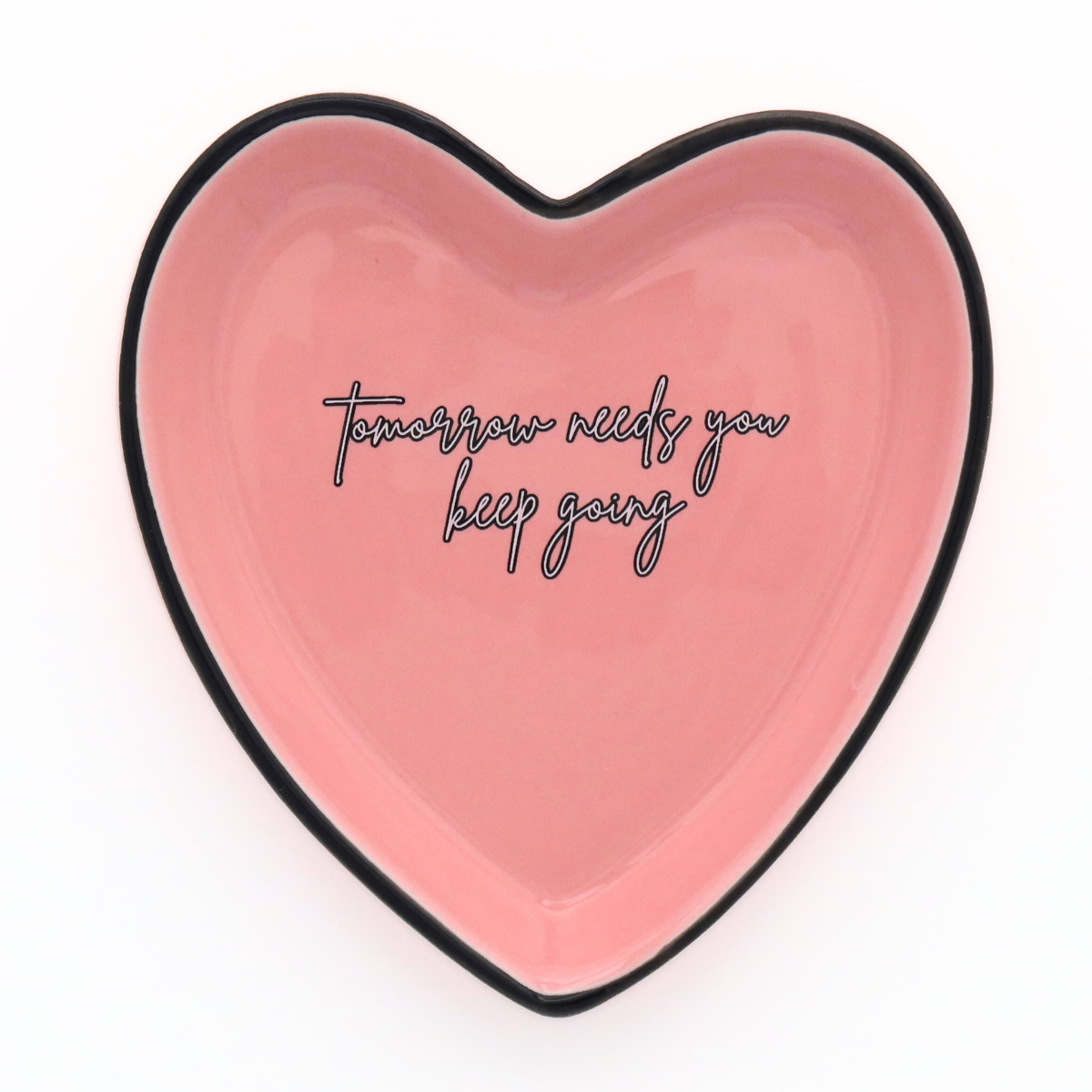 Tomorrow Needs You, Keep Going - Heart Trinket Tray