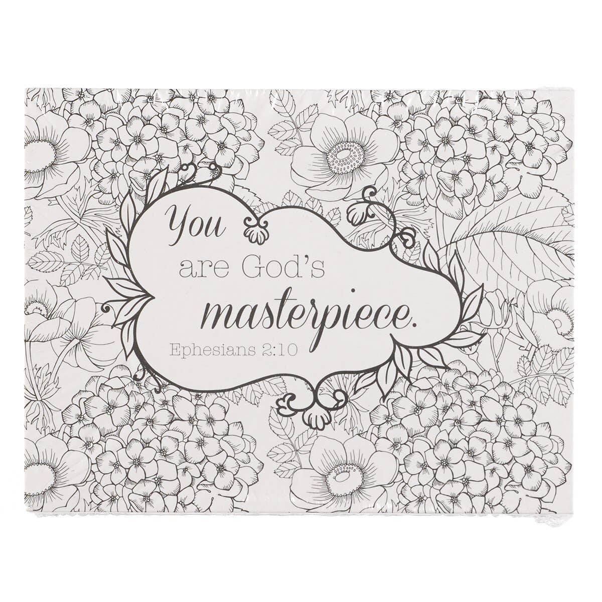 Coloring Cards Boxed - Colorful Blessings