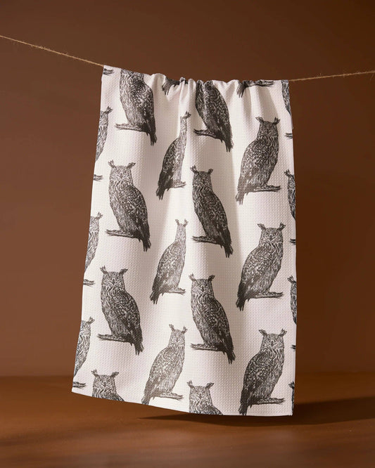 Nocturne Geometry Tea Towel