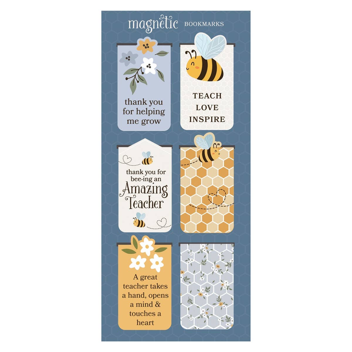 Amazing Teacher Magnetic Bookmark Set