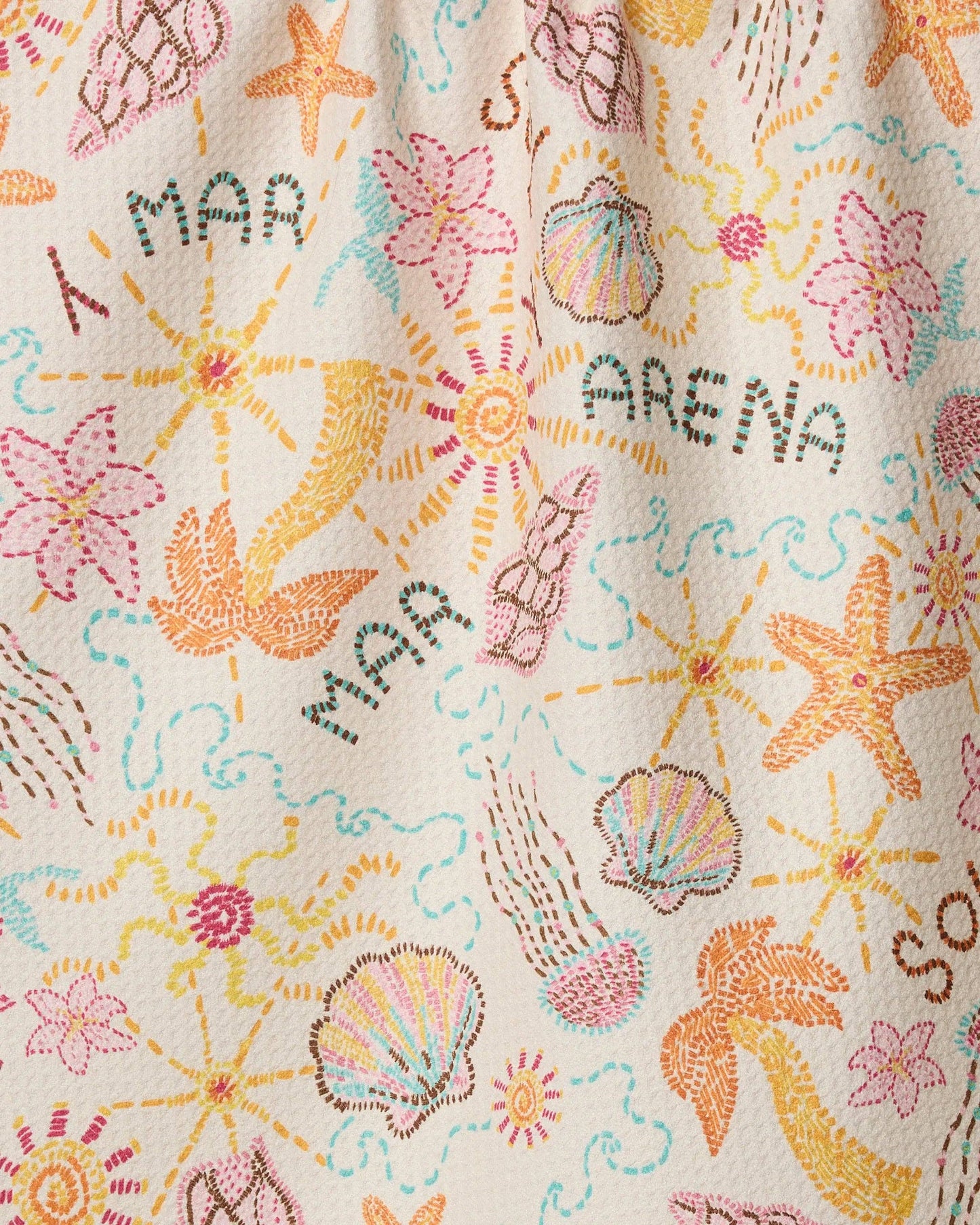 Sol y Mar Geometry Tea Towel