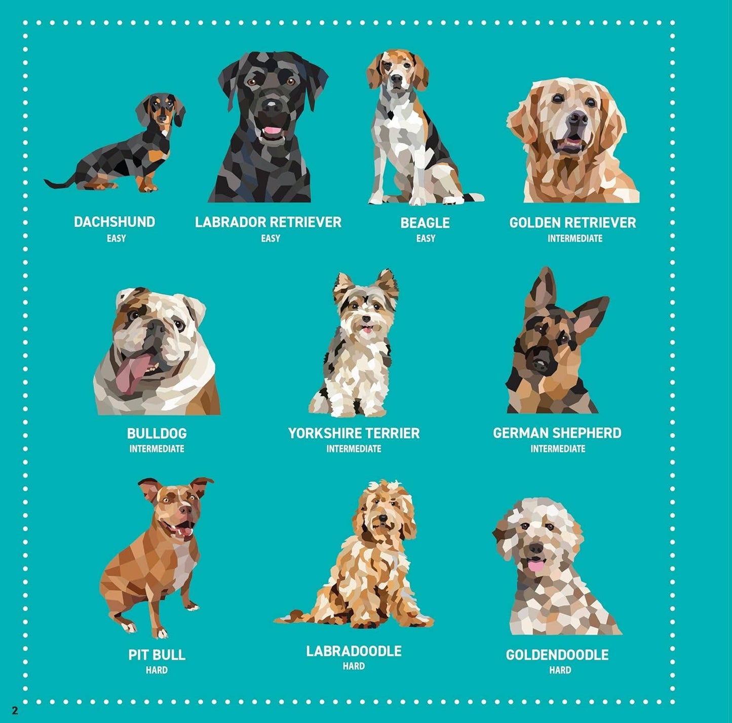 My Sticker Paintings: Dogs