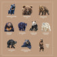My Sticker Paintings: Bears
