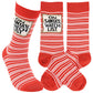 On Santa's Watch List Socks