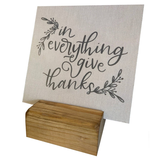 Give Thanks Mini Canvas