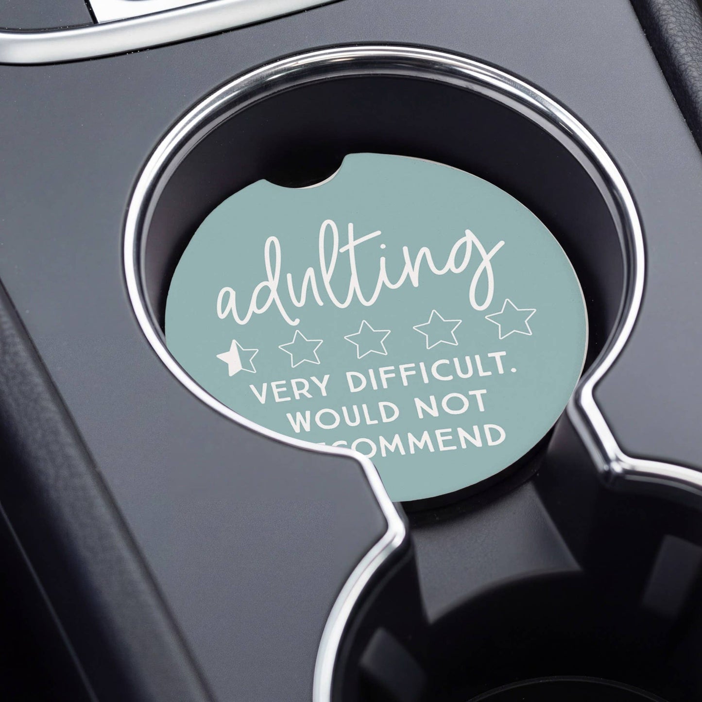 Adulting Stars Stripes - Car Coasters