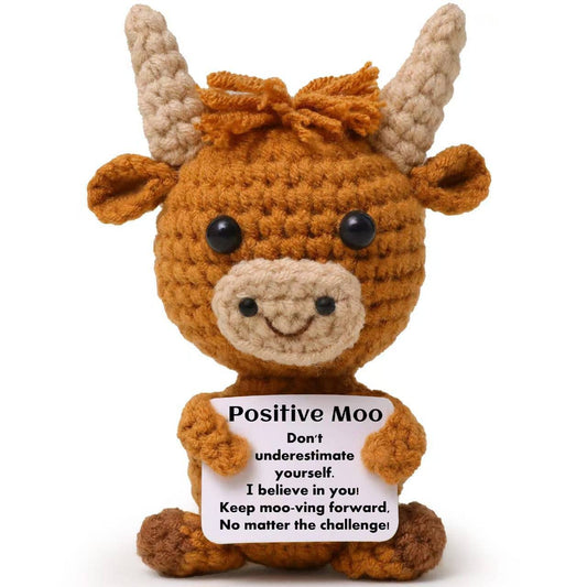 Crocheted Highland Cow