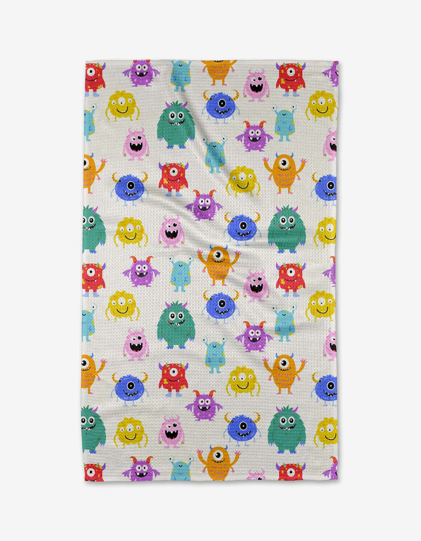 Goofy Critters Geometry Tea Towel