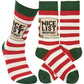 "Nice List Dropout" - Socks