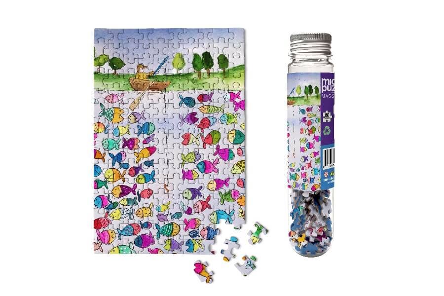 Gone Fishing Mini Jigsaw Puzzle