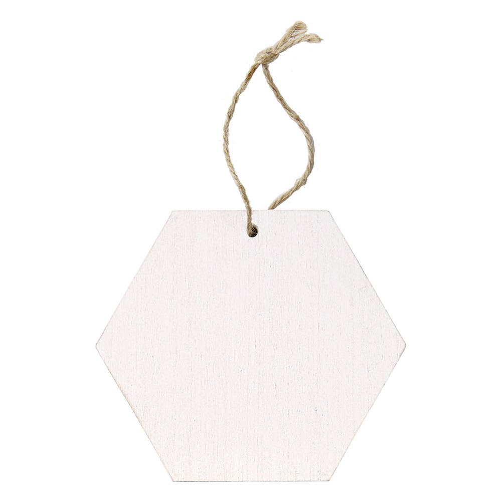 Watercolor Manger - Honeycomb Ornaments