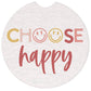 Choose Happy Smileys - Car Coasters