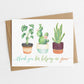 Thank You For Helping Me Grow Card |  Blank Greeting Card