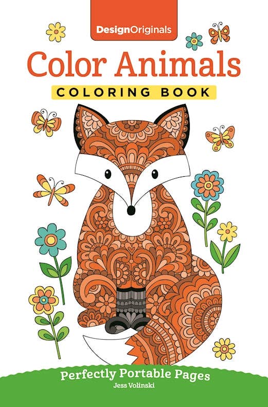 Color Animals Coloring Book - Take Along Adult Coloring