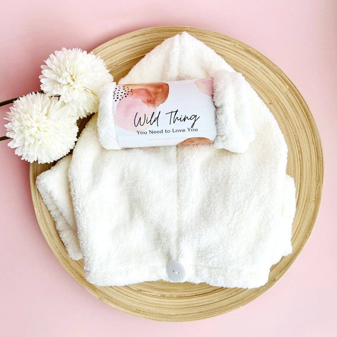 Microfiber Hair Towel | Soft Spa Towel | Cozy Self-Care