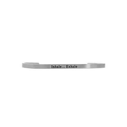 Inhale...Exhale - Engraved Bracelet