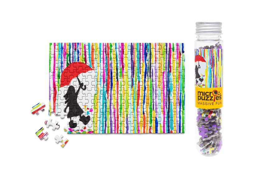 Rainbow Rain Mini Jigsaw Puzzle