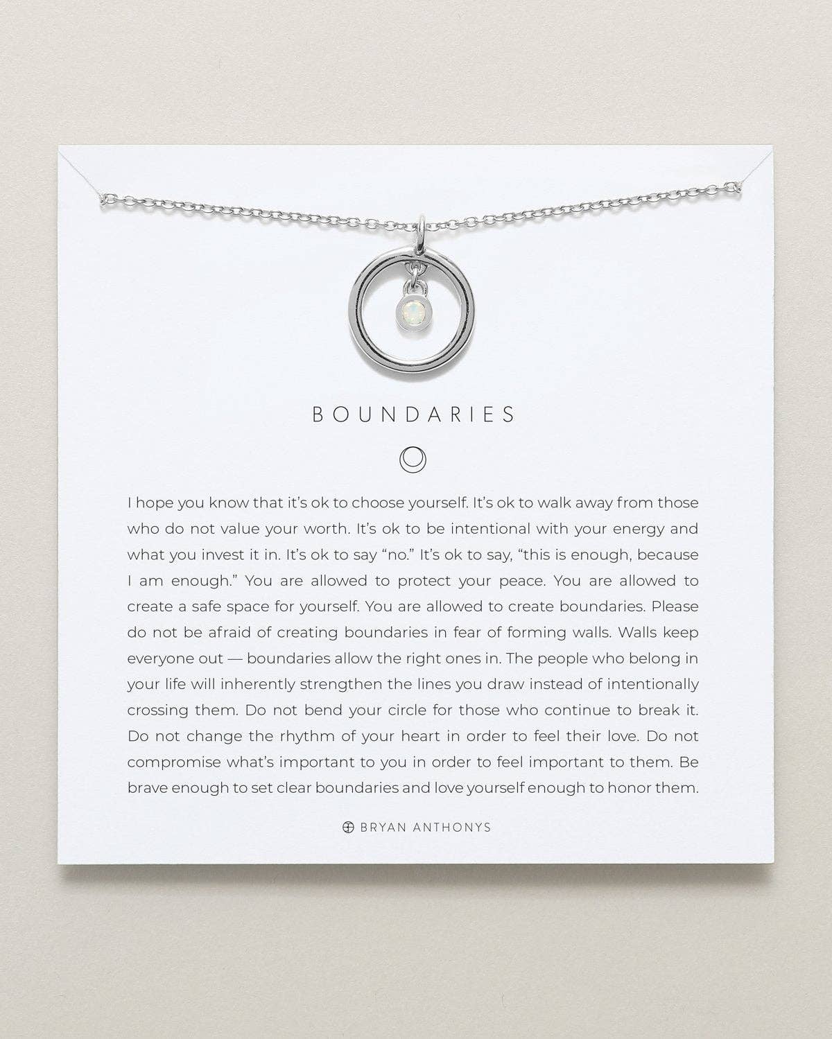 Boundaries Necklace