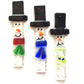 Glass Snowman Ornament