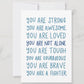You Are Not Alone - Card