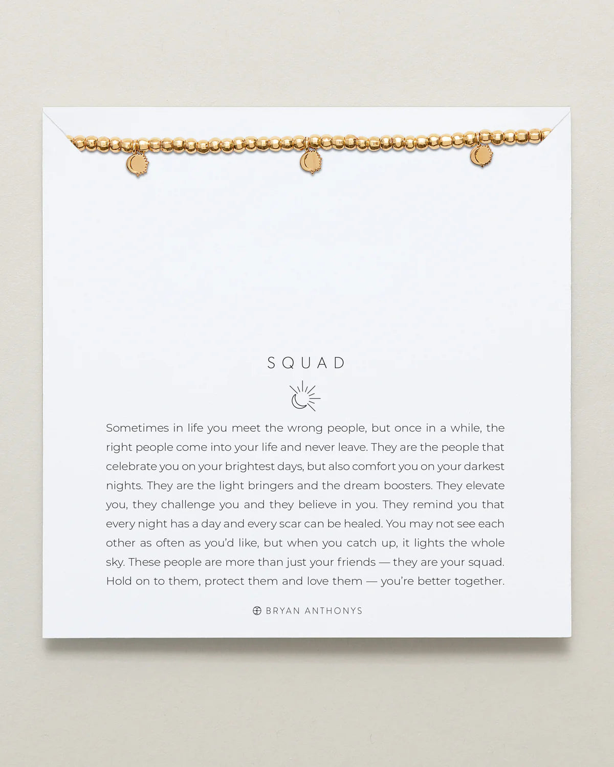 Squad Beaded Bracelet