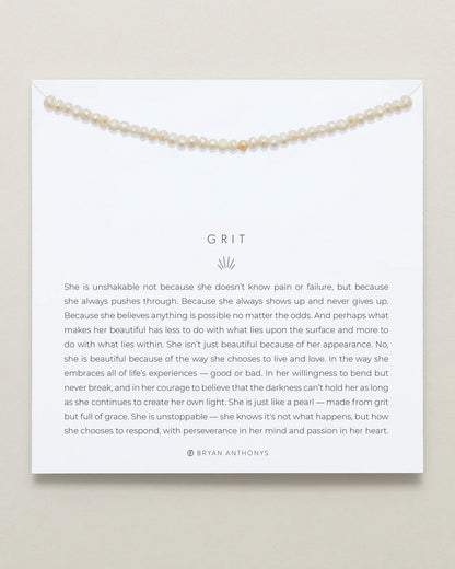 Grit Pearl Seed Bracelet