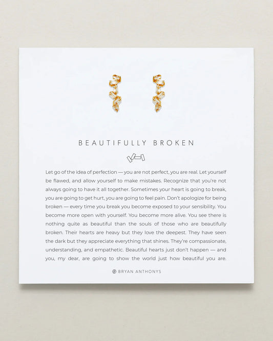 Beautifully Broken Hoop Earrings