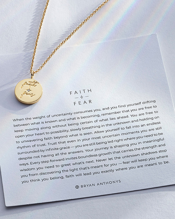 Faith over Fear-necklace