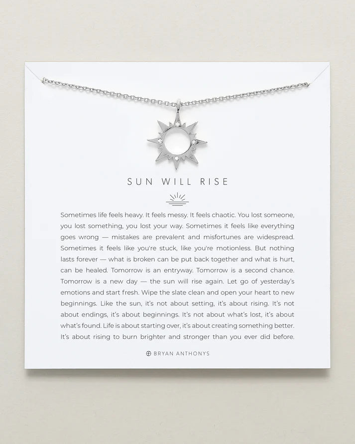 Sun Will Rise-necklace