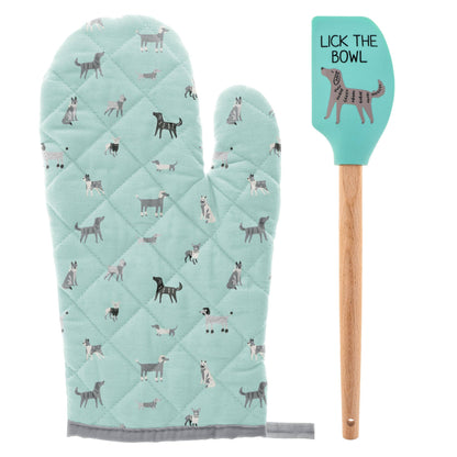 Oven Mitt with Spatula